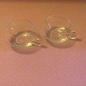 Set of glass cups